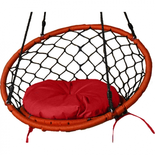 Dreamcatcher Swing Cushion in Red Microfiber